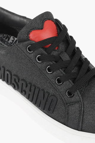 LOVE Glittery Low top Sneakers with Logo