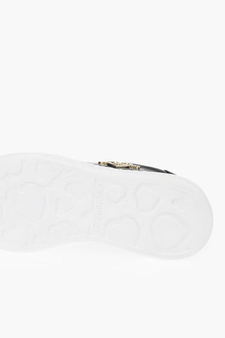 LOVE Leather Low-top Sneakers GOMMA40 with Logo