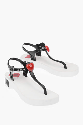 LOVE Pvc Thong Sandals EVA with Logo Print