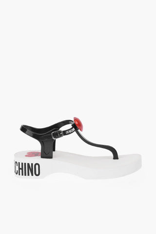 LOVE Pvc Thong Sandals EVA with Logo Print