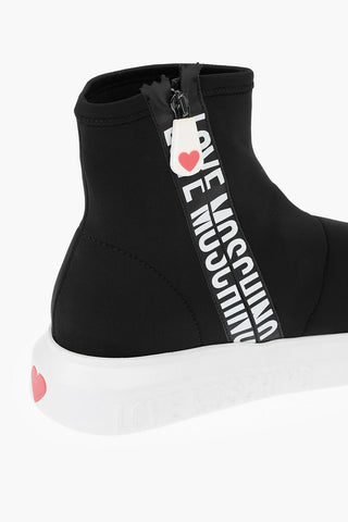 LOVE Sock High-top Sneakers GOMMA40 with Logoed Side Zip