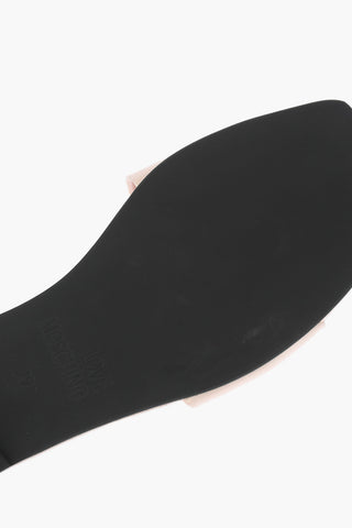 LOVE Sandali Slides FLAT15 Con Dettaglio Gioiello Logato