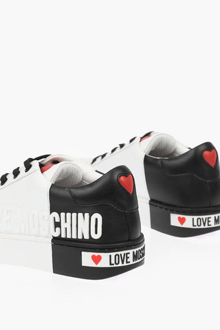 LOVE Sneakers basse in Pelle con Logo