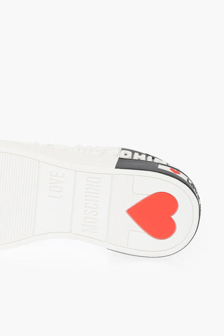 LOVE Sneakers basse in Pelle con Logo