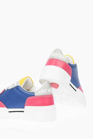 LOVE Leather Sneakers TEXTURE50 with Logo