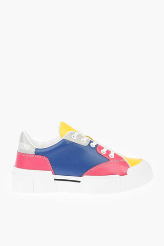 LOVE Leather Sneakers TEXTURE50 with Logo