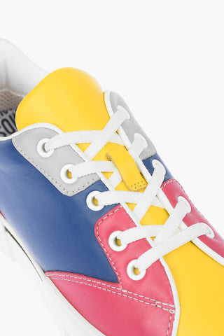 LOVE Leather Sneakers TEXTURE50 with Logo