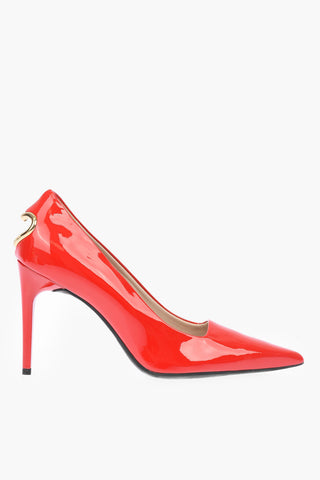 LOVE Patent Leather Pumps SPILLO95 with Heart Detail 10,5cm