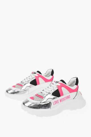 LOVE Fabric Sneakers RUNNING60 with Fluo Details