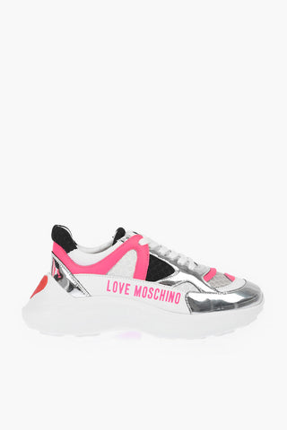 LOVE Fabric Sneakers RUNNING60 with Fluo Details