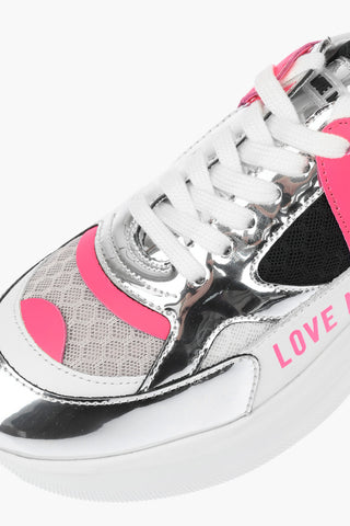 LOVE Fabric Sneakers RUNNING60 with Fluo Details
