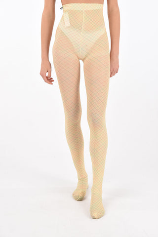 argyle patterned hose