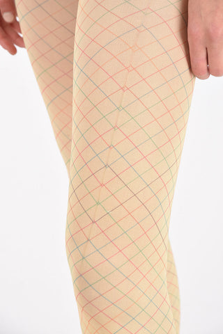 argyle patterned hose