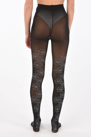 floral patterned nylon Hose