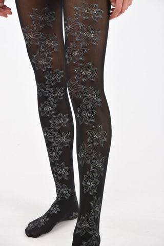 floral patterned nylon Hose