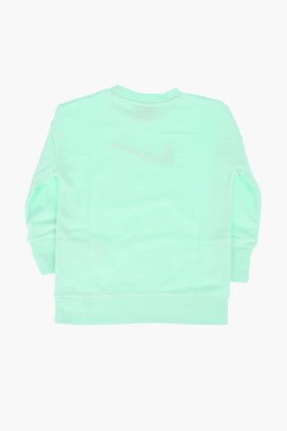 Sweatshirt with Floral Embroidery