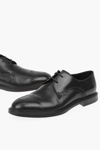 leather MICHELANGELO Derby brogues