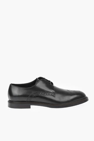 leather MICHELANGELO Derby brogues