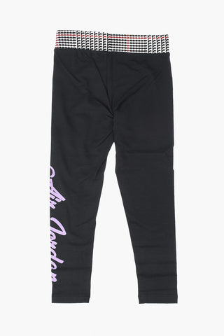 AIR JORDAN Leggings Stampati in Cotone Stretch