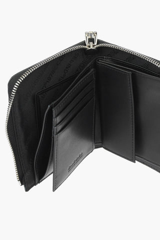 leather THEPATCH L-12 wallet with zip closure