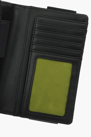 denim ORGANIESEL card holder with contrast strap