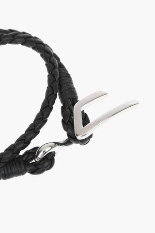 bracciale a doppio giro A-BRUNY in tessuto intecciato