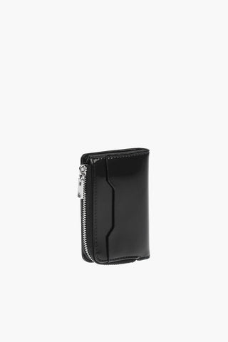patent leather L-ZIP pouch keyring