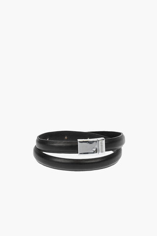 leather A-KLOS Double Strap Bracelet with studs