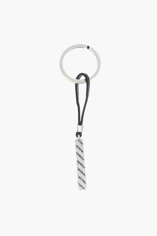 leather and metal K-METALBLOCK keyring