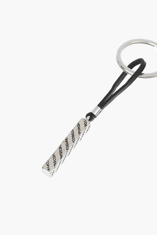 leather and metal K-METALBLOCK keyring