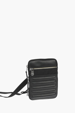 leather details RUMIE slim crossbody bag