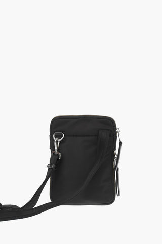 leather details RUMIE slim crossbody bag