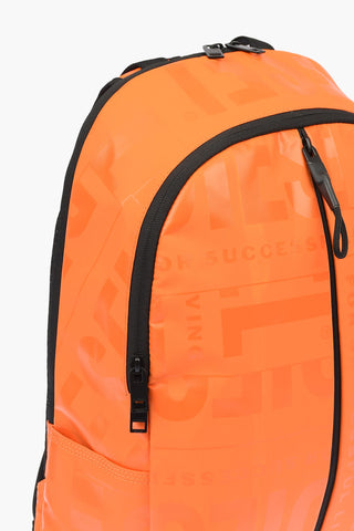 logoed fabric X-BOLD backpack with zip closure