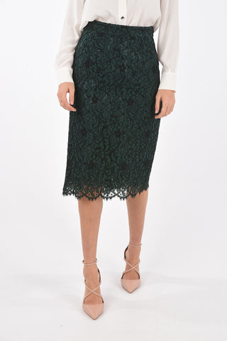 Back Zipped Lace Longuette