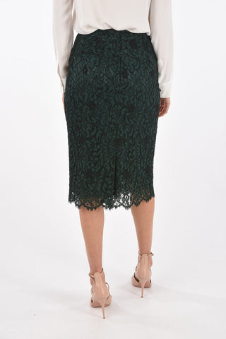 Back Zipped Lace Longuette