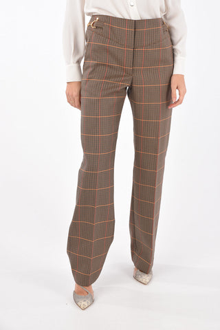 Houndsthooth Pants with Logoed TB Clamps