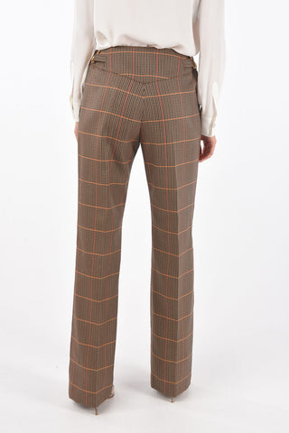 Houndsthooth Pants with Logoed TB Clamps