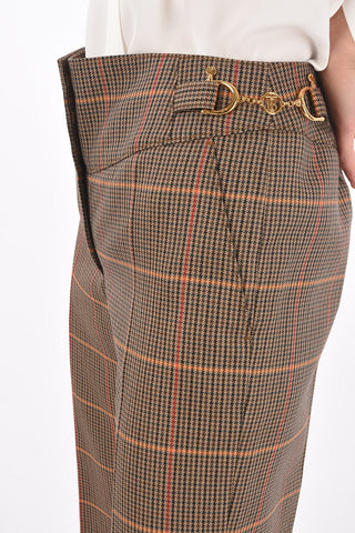 Houndsthooth Pants with Logoed TB Clamps