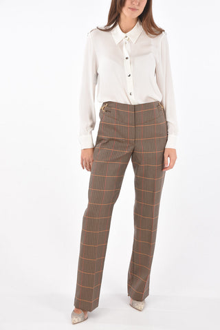 Houndsthooth Pants with Logoed TB Clamps
