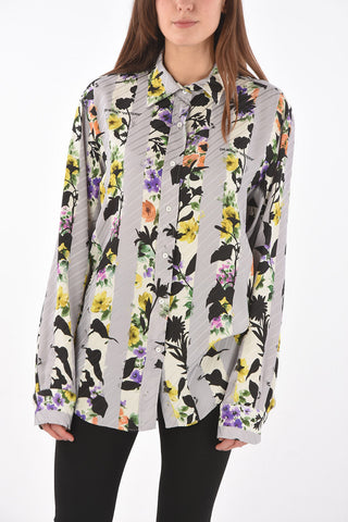 Camicia STRIPES NEW BASIC con Dettagli Floreali