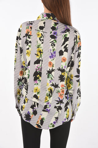 Camicia STRIPES NEW BASIC con Dettagli Floreali