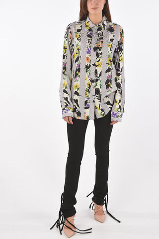 Camicia STRIPES NEW BASIC con Dettagli Floreali