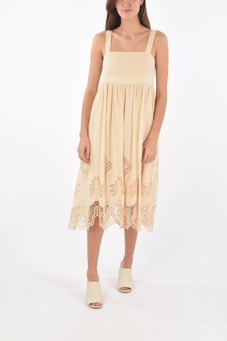 SEE BY Sangallo Bottom Midi Jumper Dress