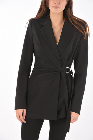 Blazer Portafoglio con Tasche a Filo