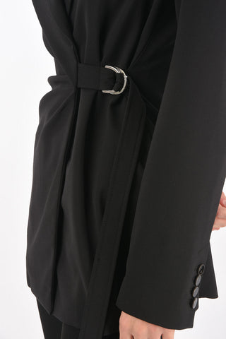 Blazer Portafoglio con Tasche a Filo