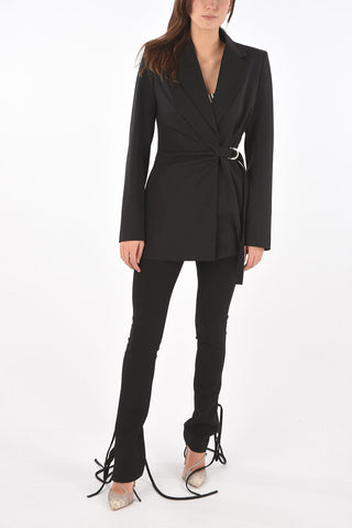 Blazer Portafoglio con Tasche a Filo