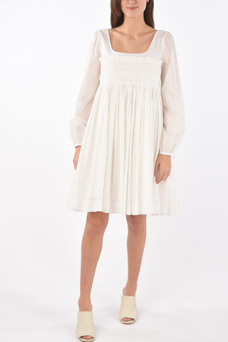 Vestito cold shoulder FINA con maniche lunghe