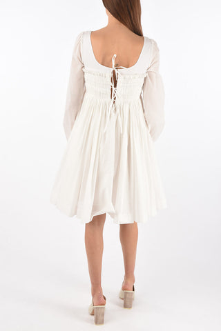 Vestito cold shoulder FINA con maniche lunghe