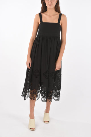 SEE BY Sangallo Bottom Midi Jumper Dress