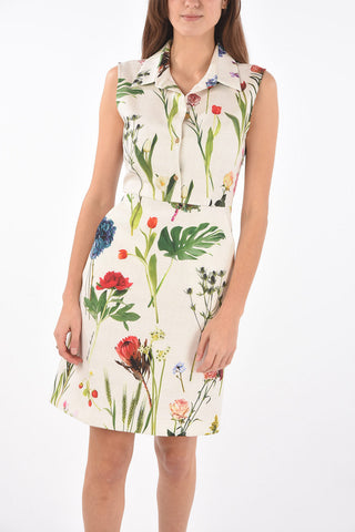 BOUTIQUE Polo Pencil Dress with Floral Print